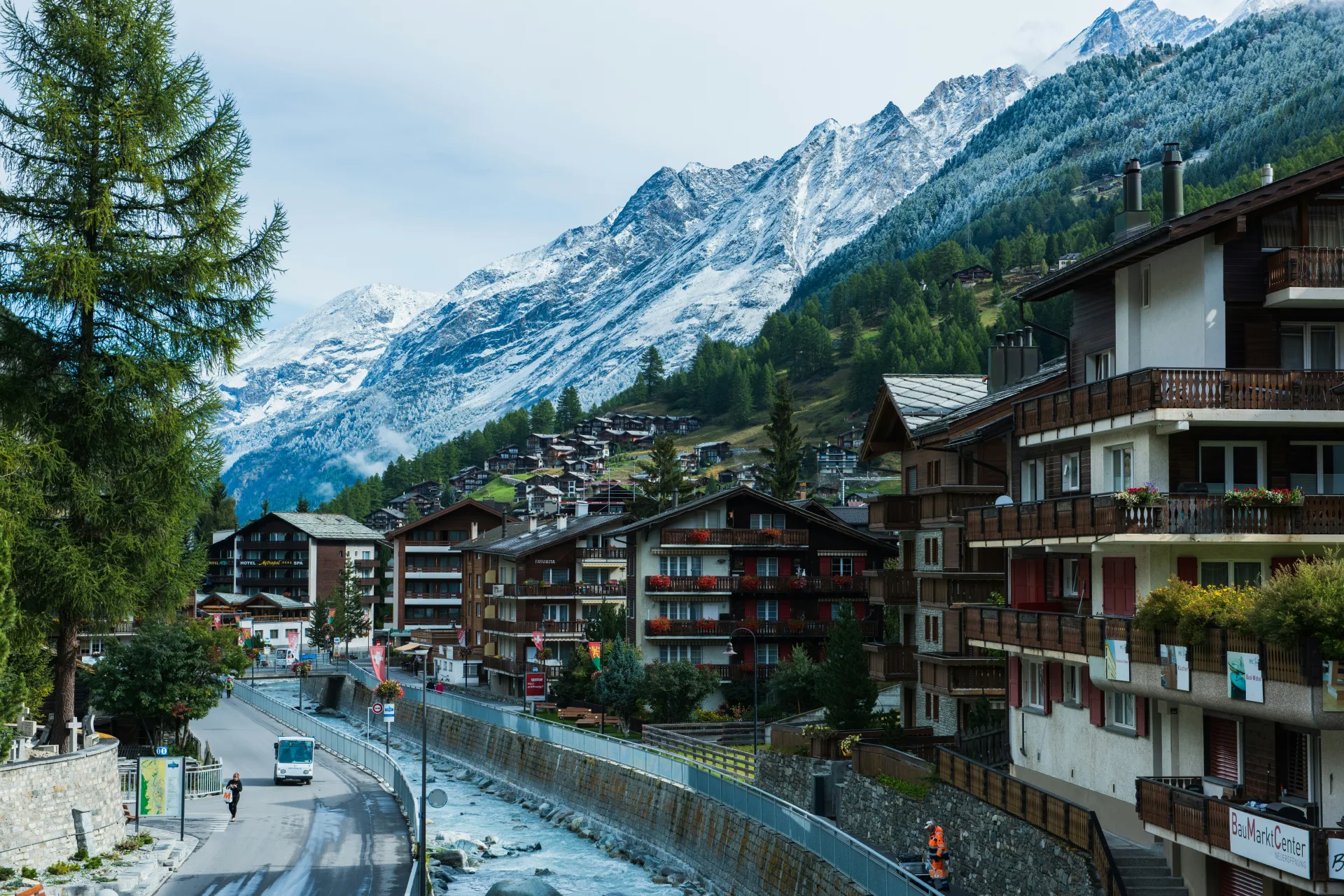 Visit the car free town of Zermatt and view the Matterhorn. Orientation tour of Geneva.