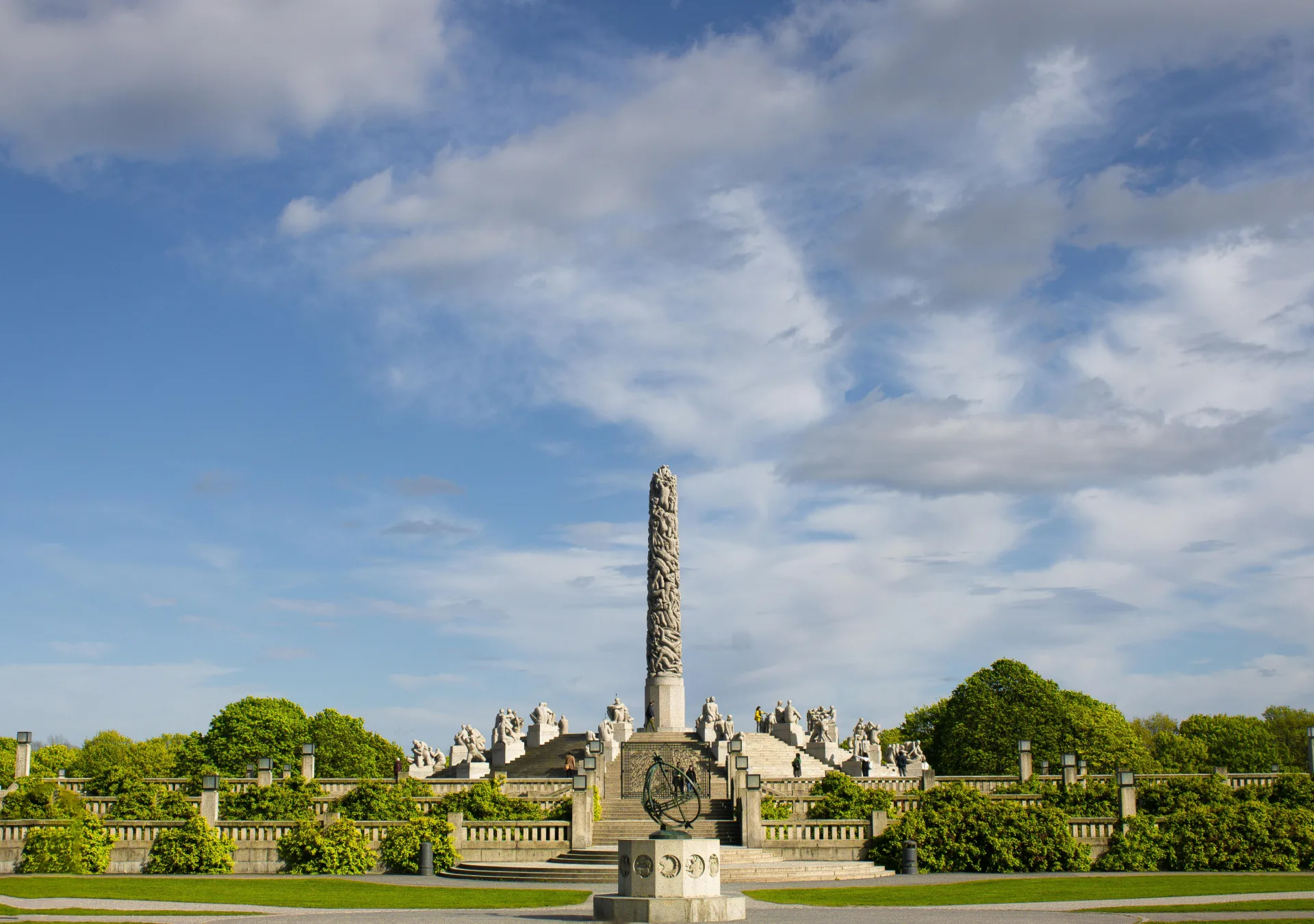 Enjoy a guided city tour of Oslo. See the Vigeland sculpture Park & visit to the top of Holmenkollen Ski Jump.