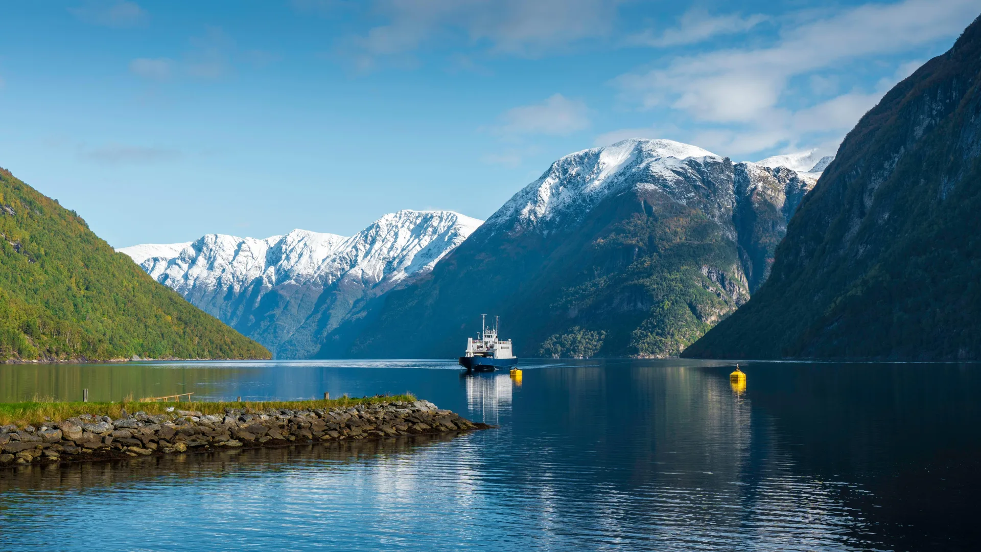 Guided tour of Bergen. Visit the Mt. Floyen by funicular.